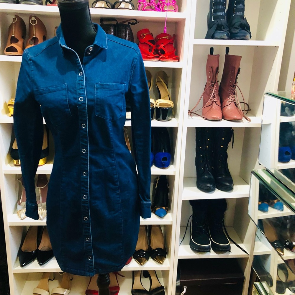 Gap Stretch Denim Dress